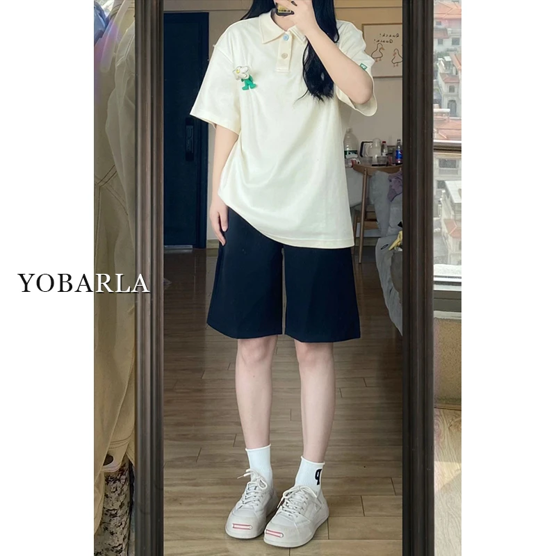 黑色西装短裤女秋冬高腰大码胖mm宽松显瘦梨形身材休闲直筒五分裤