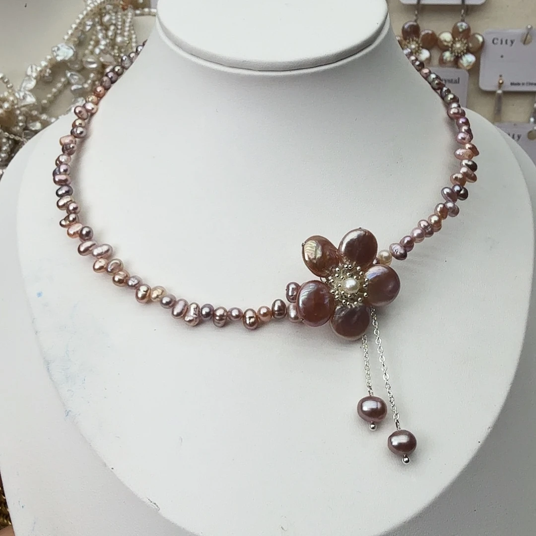 淡水珍珠未镶嵌颈饰