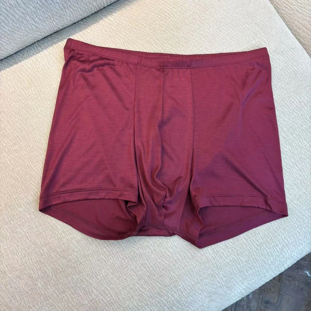 CKZ4120 国内客人订单 男款桑蚕丝内裤打底裤