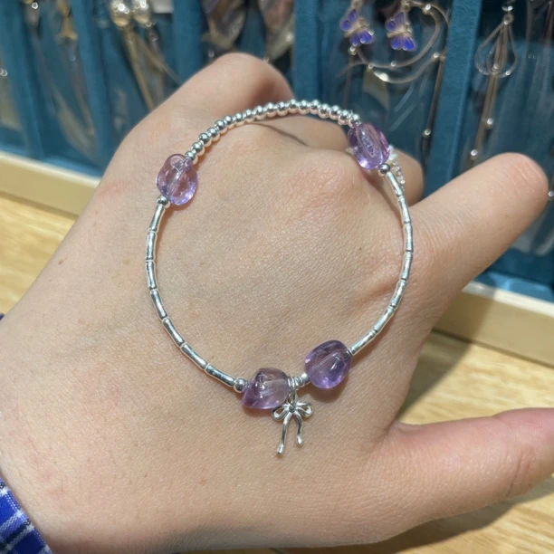 925银手链 手链 梅花露 手工气质轻奢时尚百搭