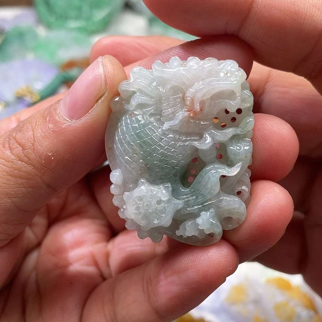 颈饰未镶嵌翡翠翡玉缘翡翠