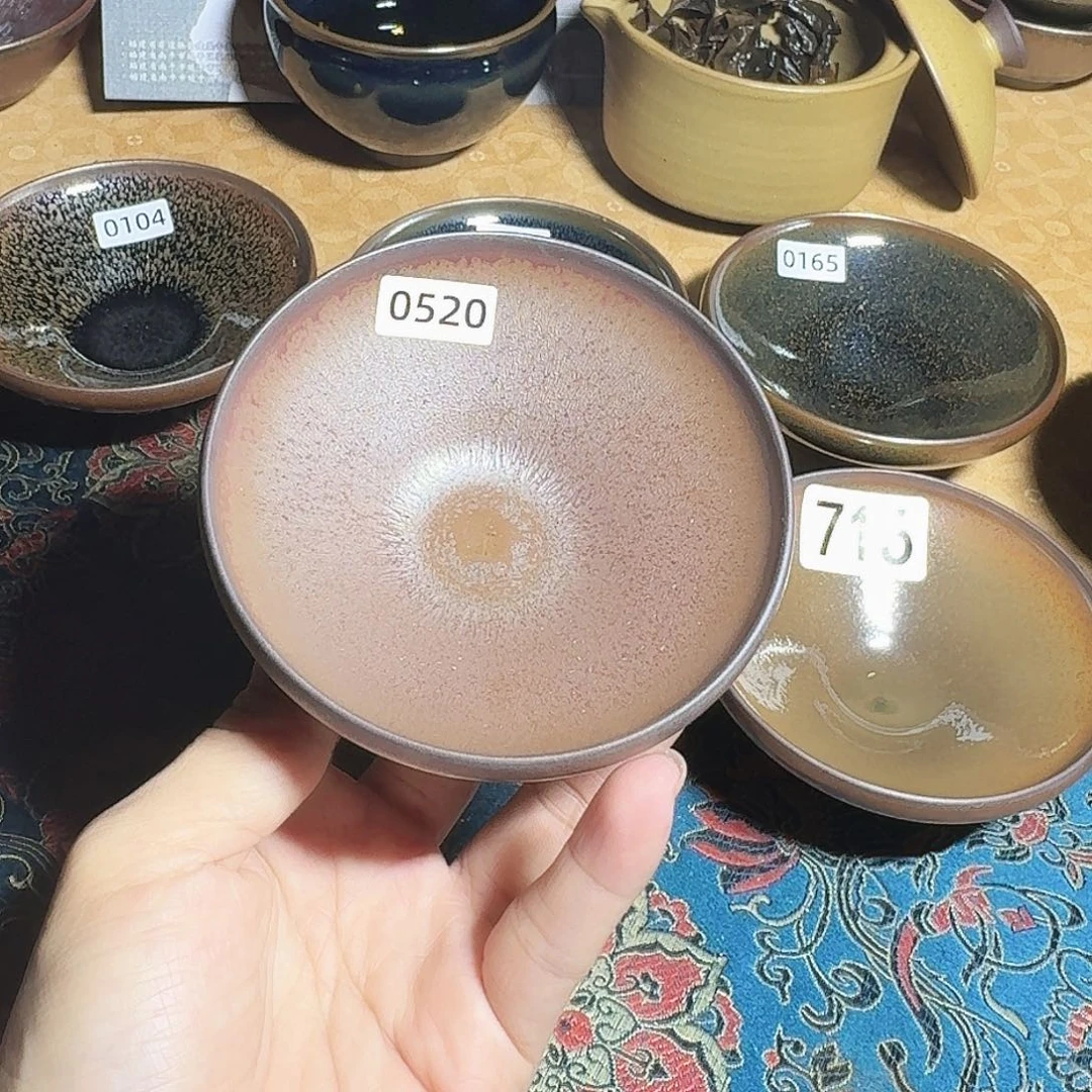 茶盏0520 建窑建盏·原矿·全手工·铁胎