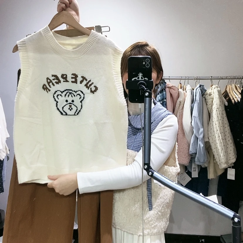 【闪购商品】米色马甲