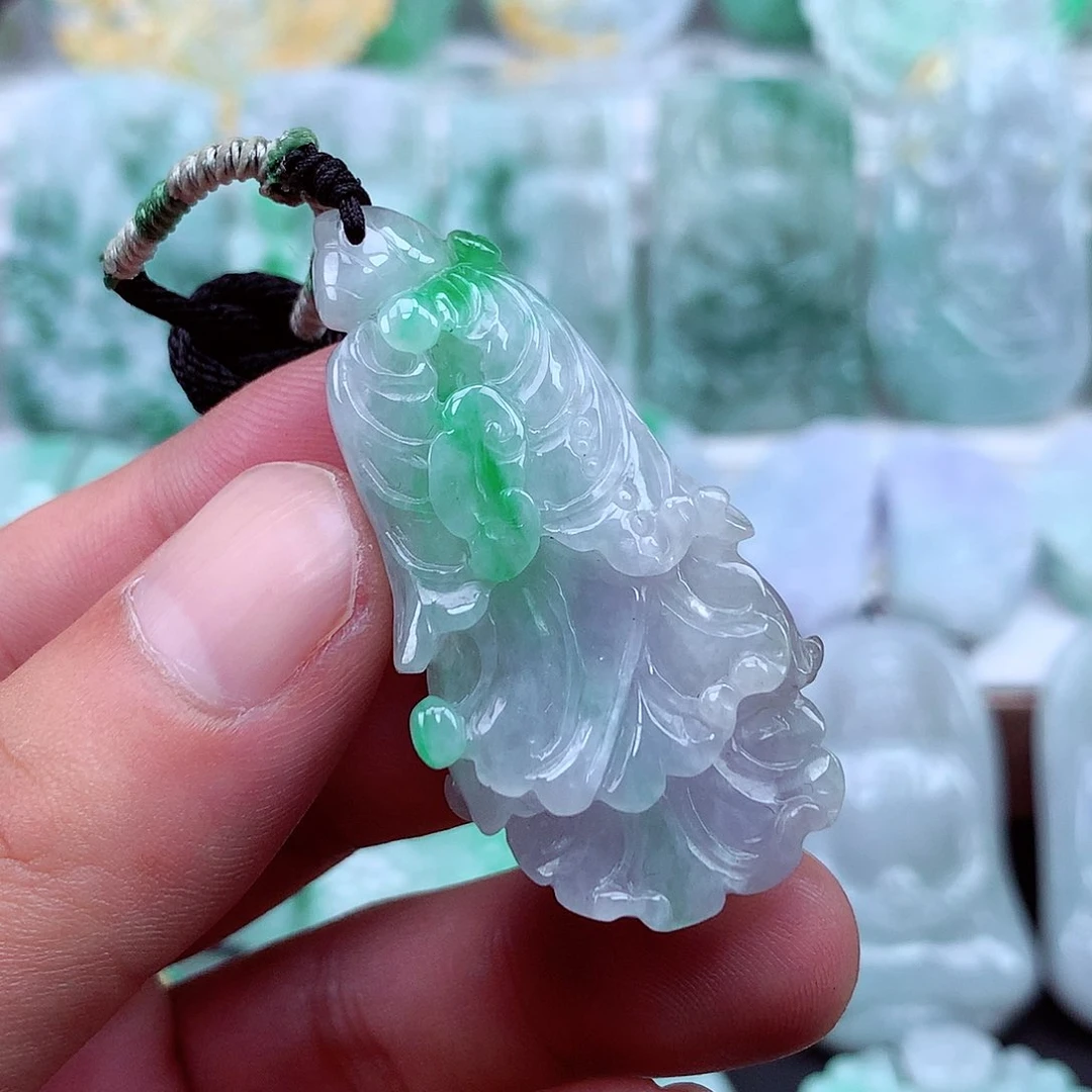 翡翠未镶嵌颈饰翡翠吊坠