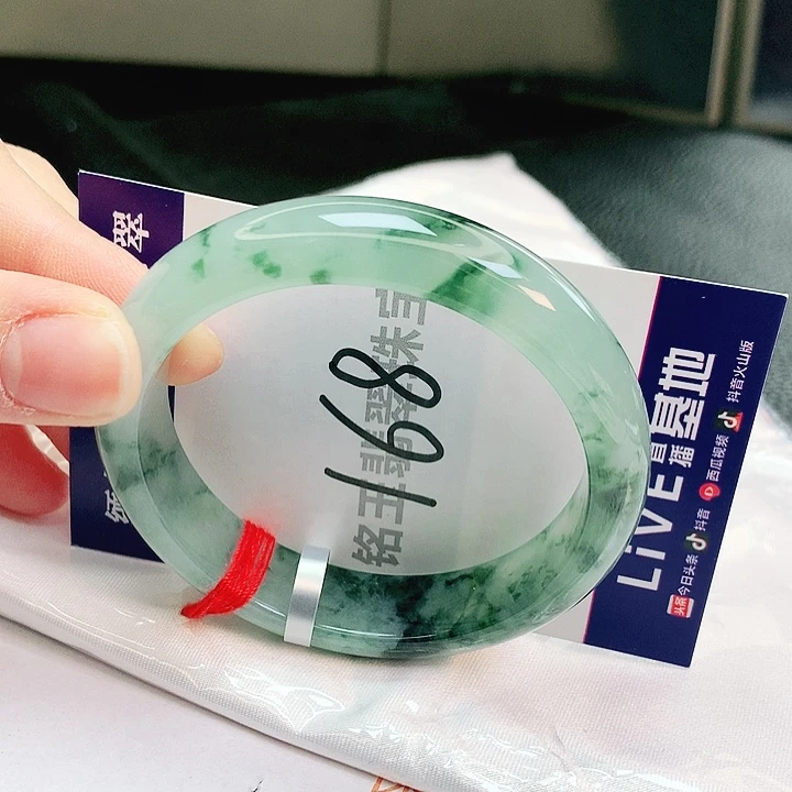 翡翠未镶嵌手镯缅甸天然a货翡翠手镯