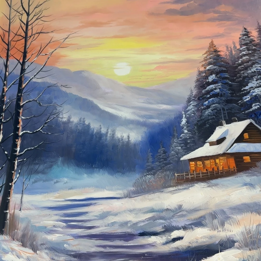 油画你在一起就好啦。