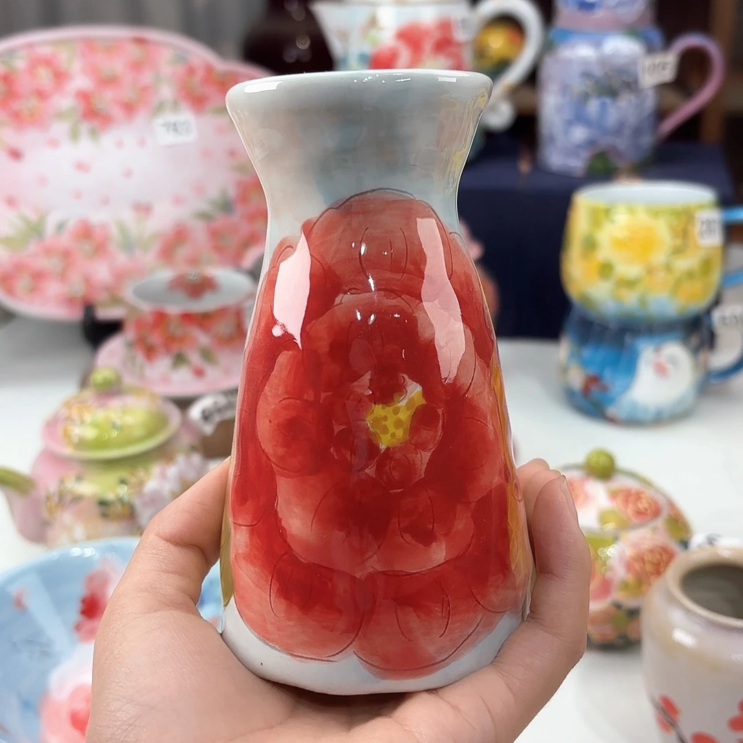 景德镇手绘高温釉下彩陶瓷茶具