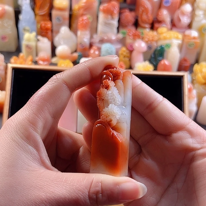 老挝石印石神***?2厘米，包刻