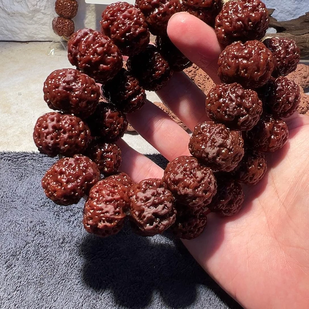 金刚菩提手串毕业级22尺寸平头蜂王福利