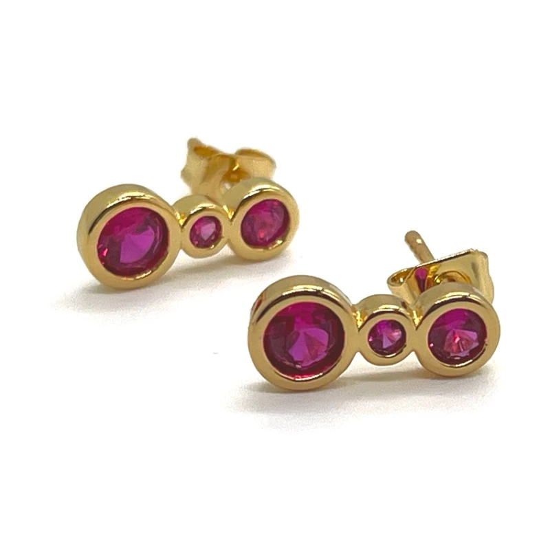 铜合金锆石耳饰 迷你锆石耳钉