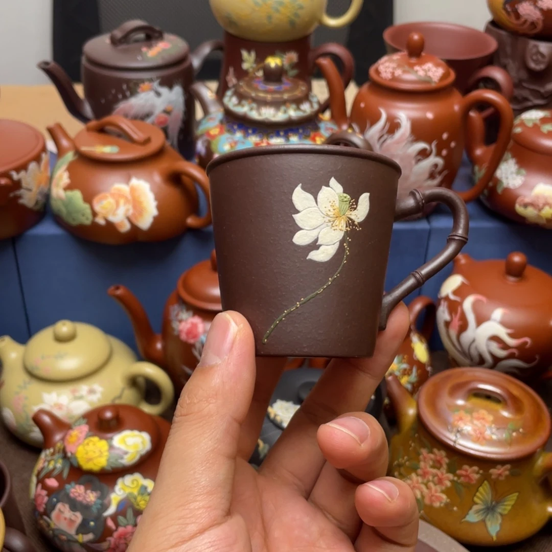 茶杯紫砂紫砂主人杯100cc