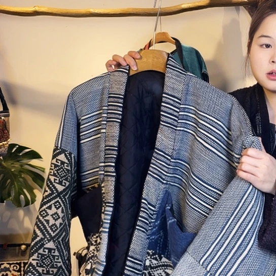 织绣手工制作衣服