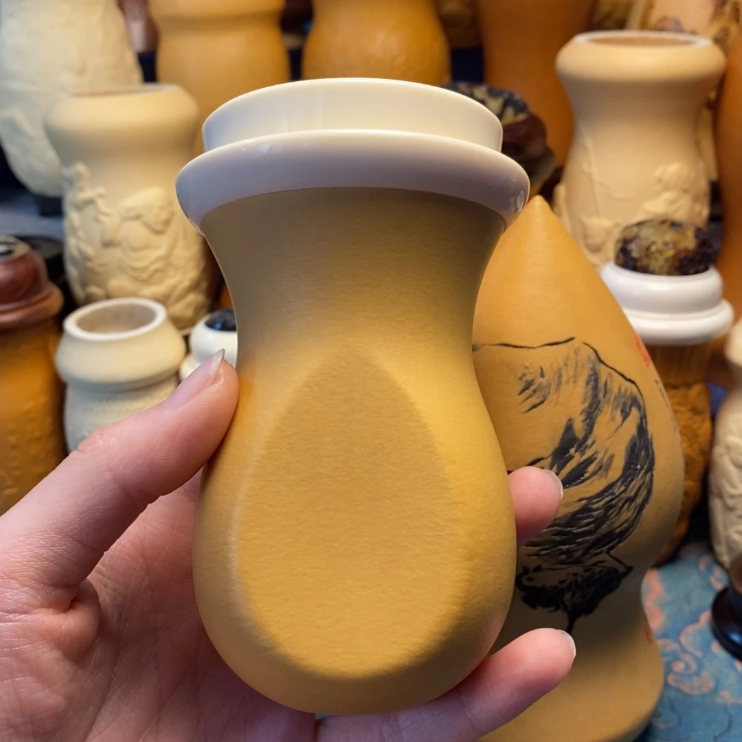 不***弦蝈蝈素葫芦夹扁器形