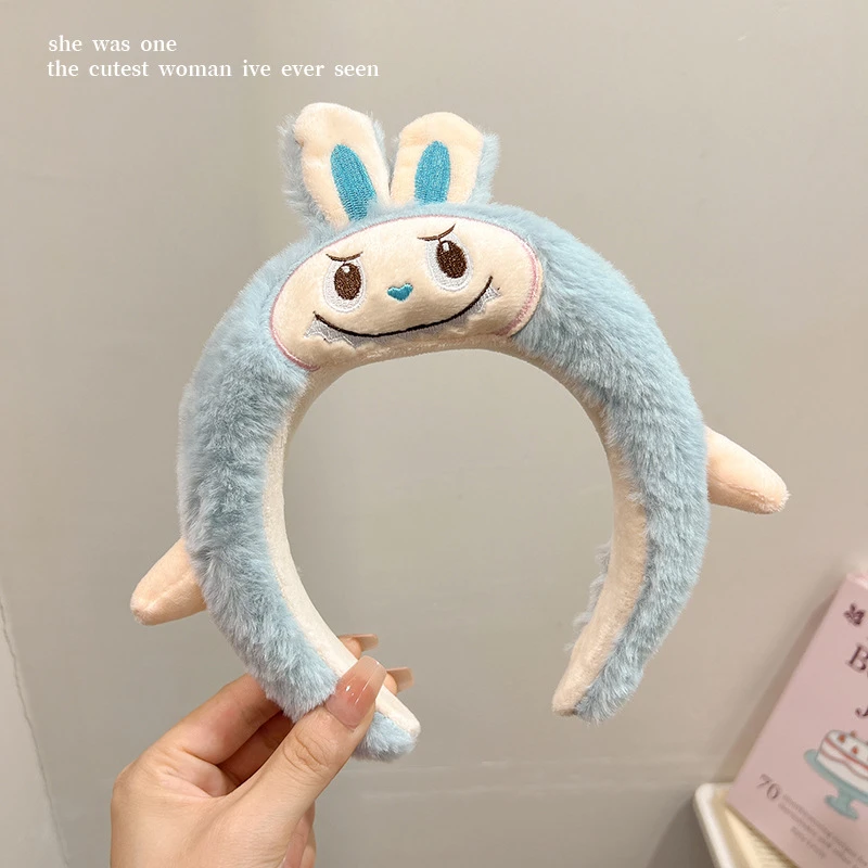 可爱卡通拉布布发箍女高颅顶防滑发卡