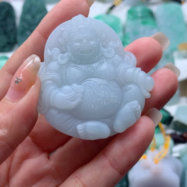 定制翡翠未镶嵌财神