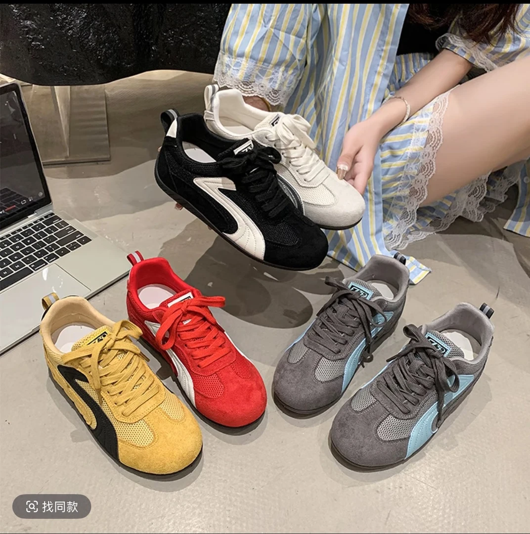 【内增高 增高4.5cm】德训女款爆款2025新款weflower鞋低帮潮流女鞋