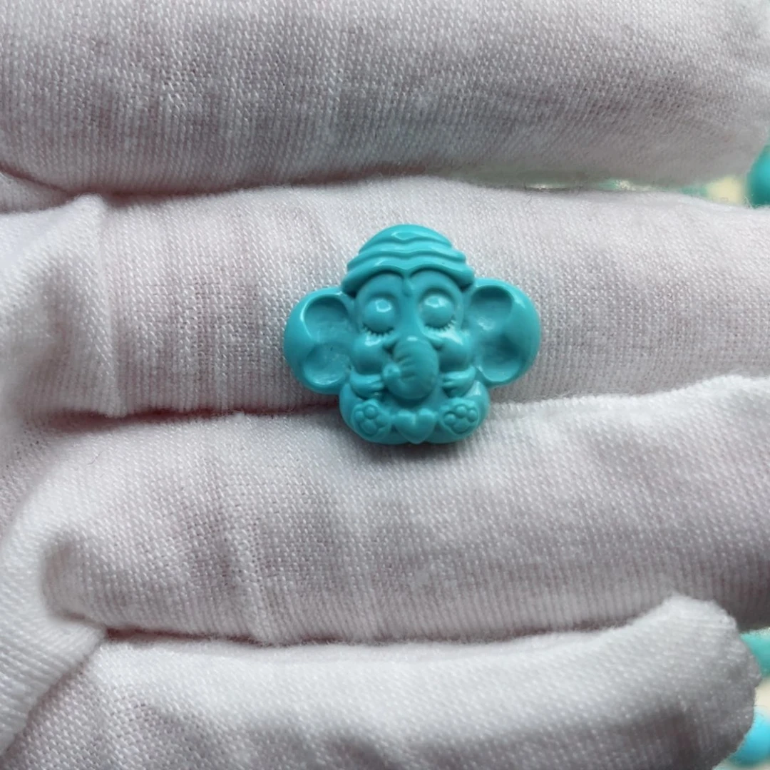 未镶嵌绿松石珠宝奇石