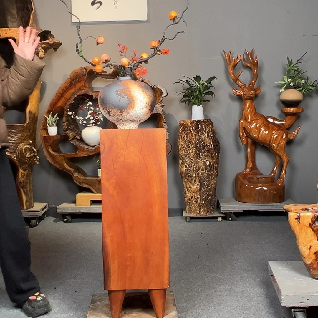 香樟木整木无拼接花架