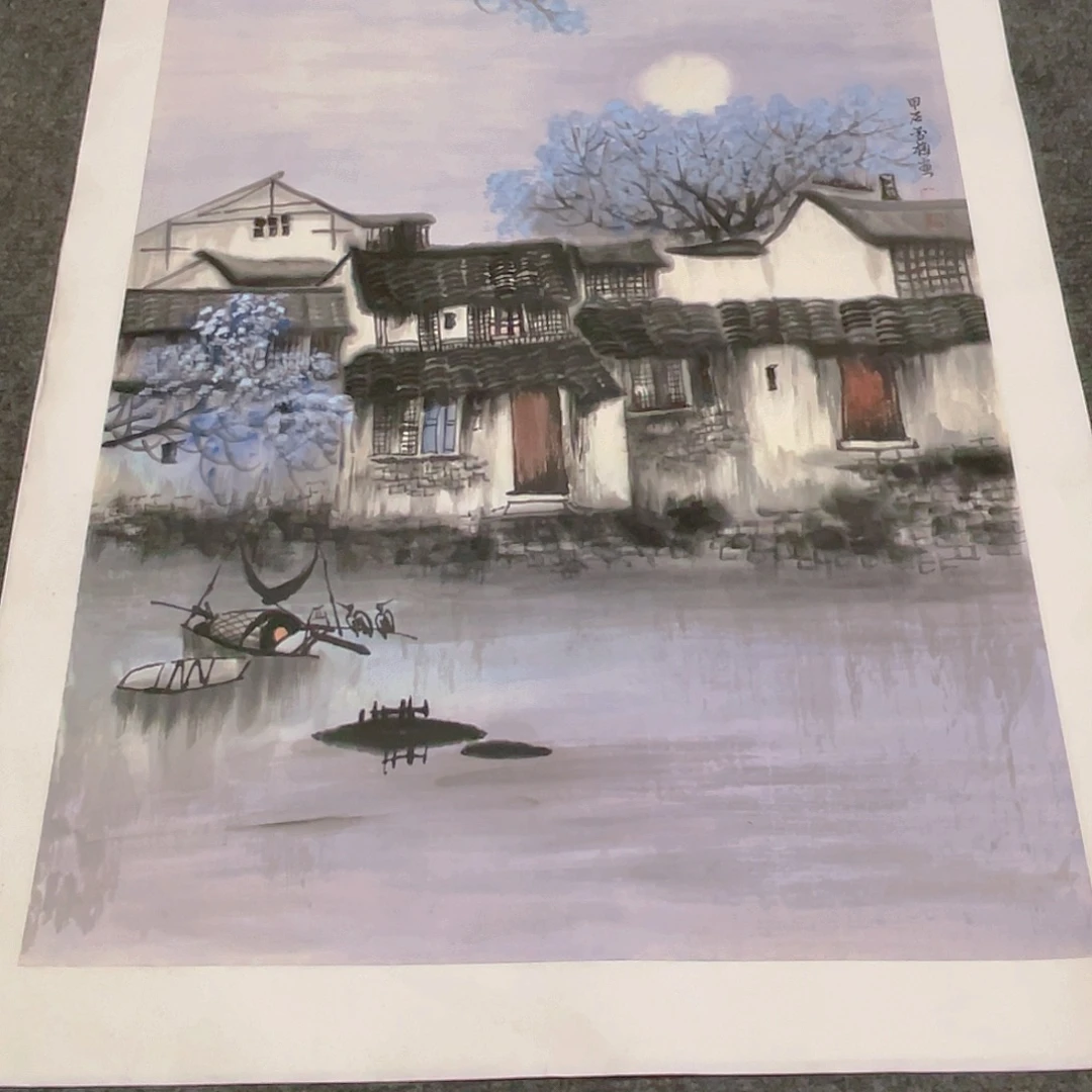 国画2.7平尺纯手绘国画作品