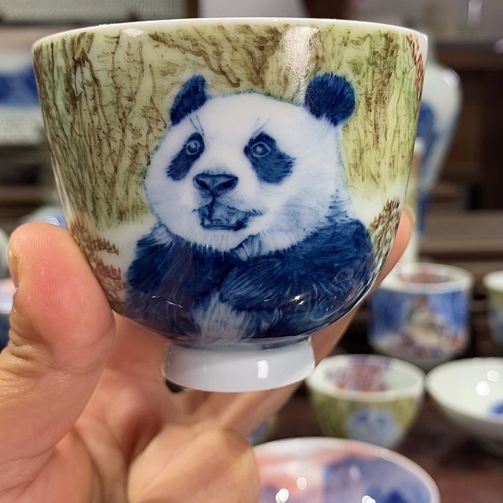 杯景德镇手工手绘陶瓷，高亮兴老师作品
