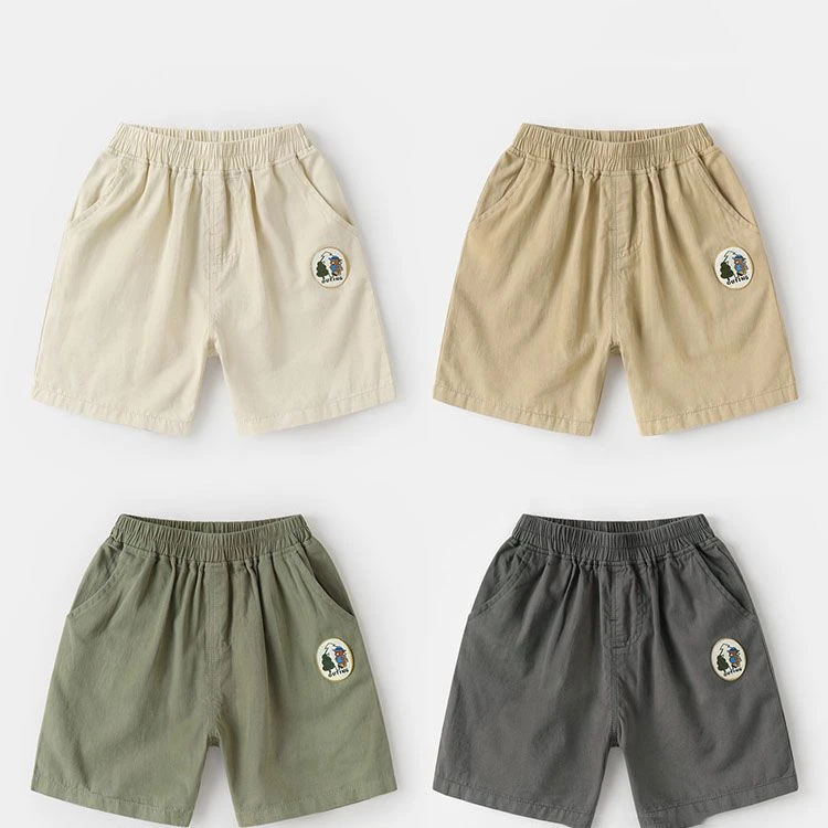 纯棉男童短裤子2025新款童装儿童夏季薄款卡通印花百搭洋气休闲裤