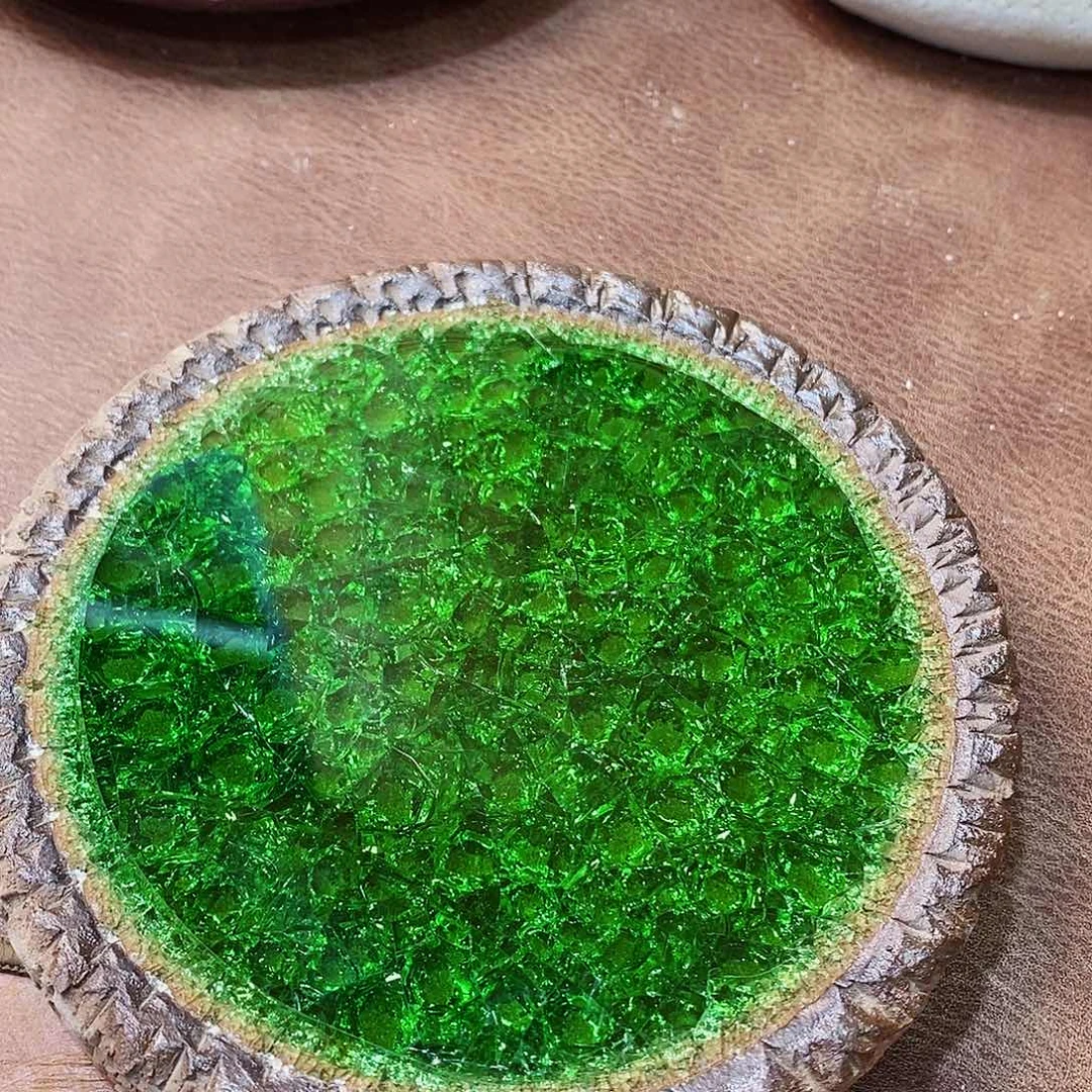 粗陶柴烧志野茶器