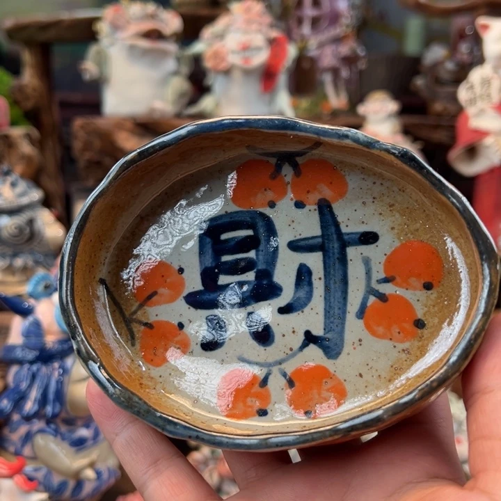 陶摆件小镇青花每日有新品福利