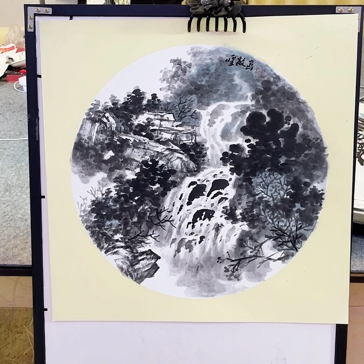 国画张圣敏先生纯手绘作品