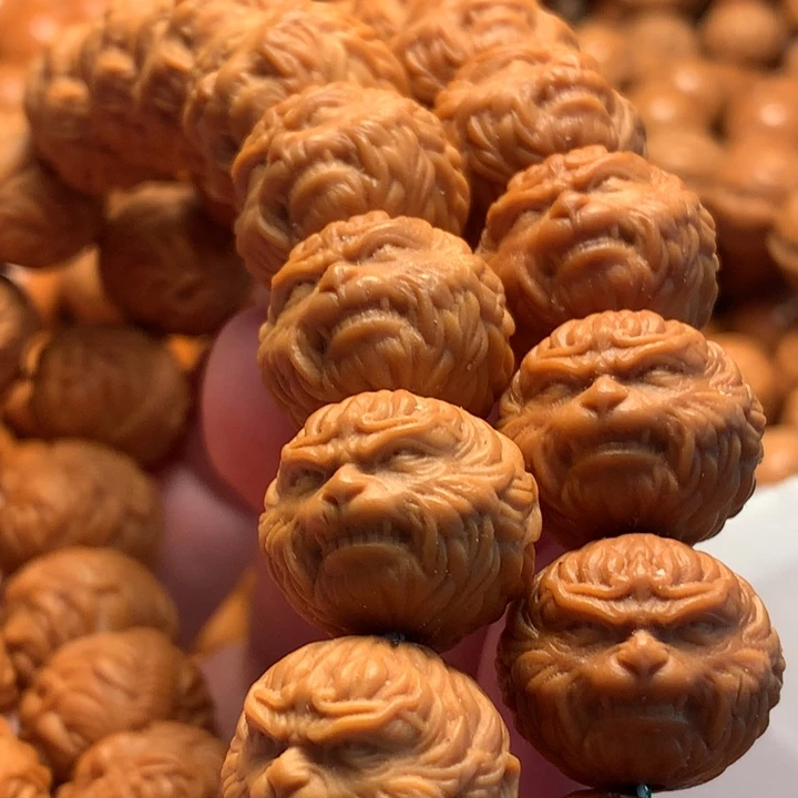 【闪购商品】猴头核桃手串万****酒悟空