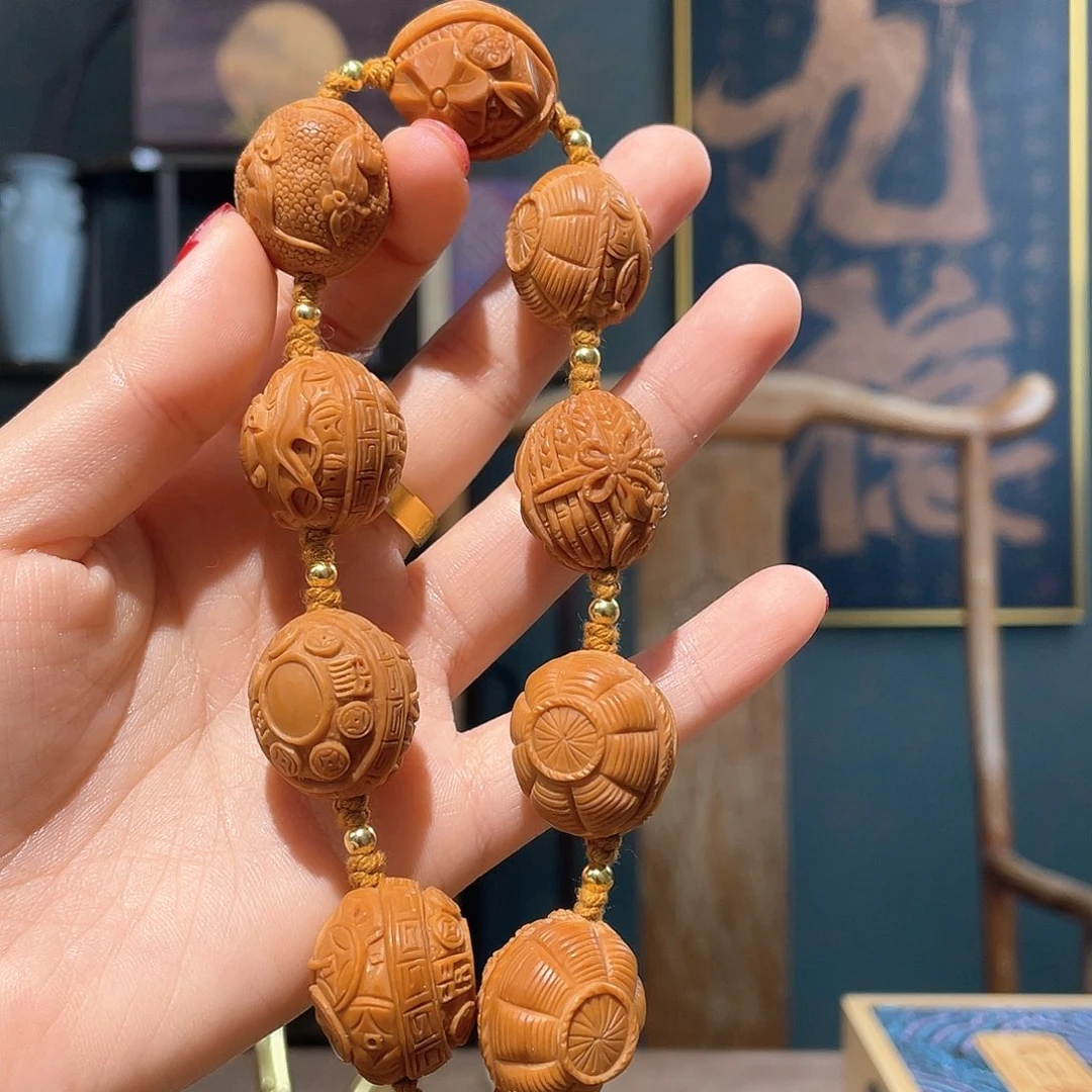 橄榄核手串/手链橄榄核核雕非遗传承