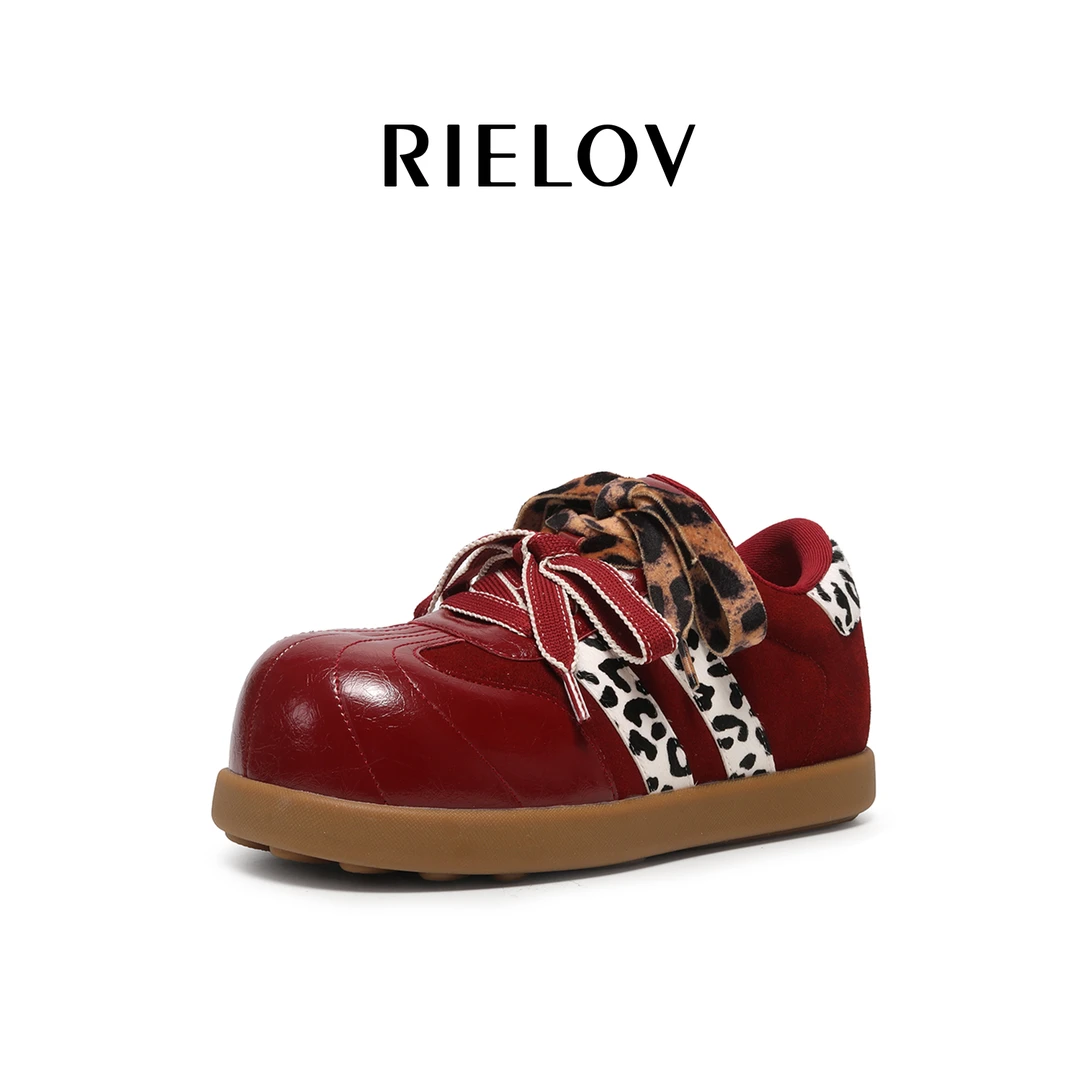 【RIELOV●牙牙●小胖丁】增高2.5+2.5cm时尚潮流百搭女士休闲鞋25601