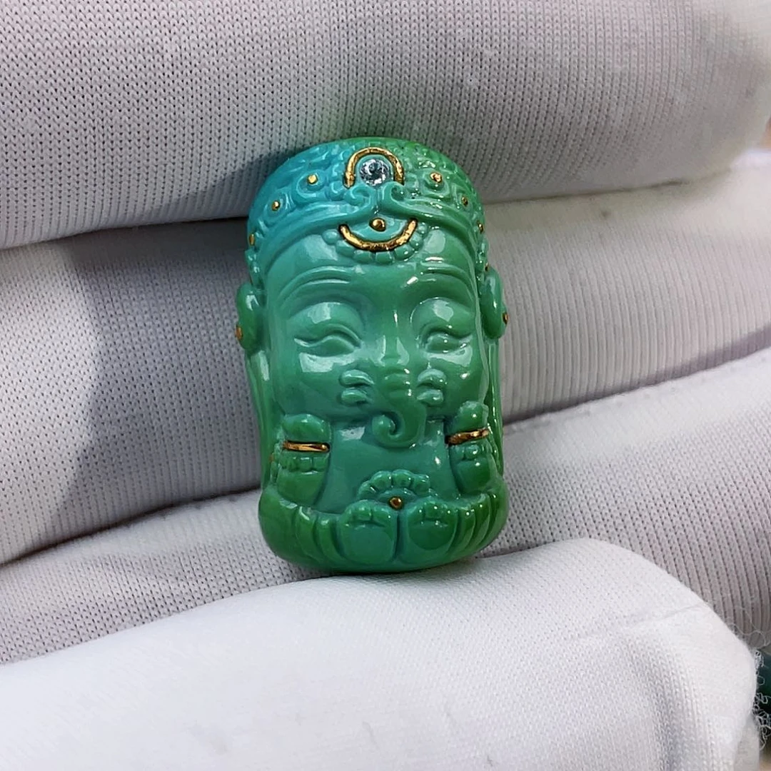 绿松石珠宝奇石未镶嵌