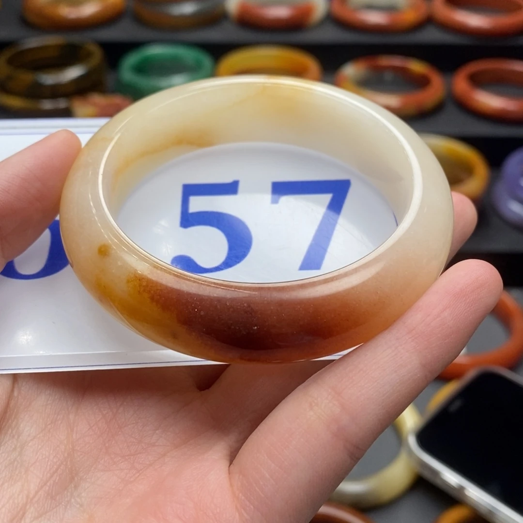 石英质玉（黄龙玉）手镯未镶嵌慧*