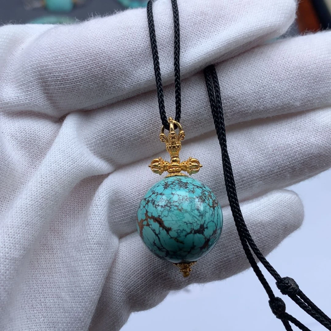 绿松石18K金镶嵌绿松石