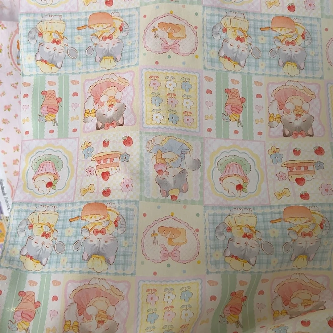 一米价纯棉平布1.1米宽果子布艺41.13