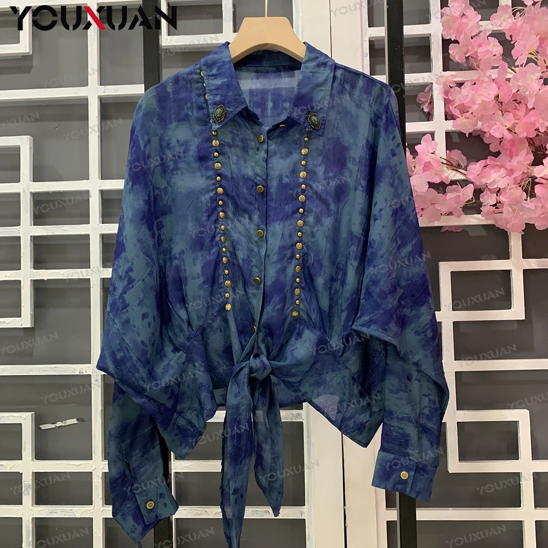 【春季】女士春季上衣长袖休闲印花大衫91263