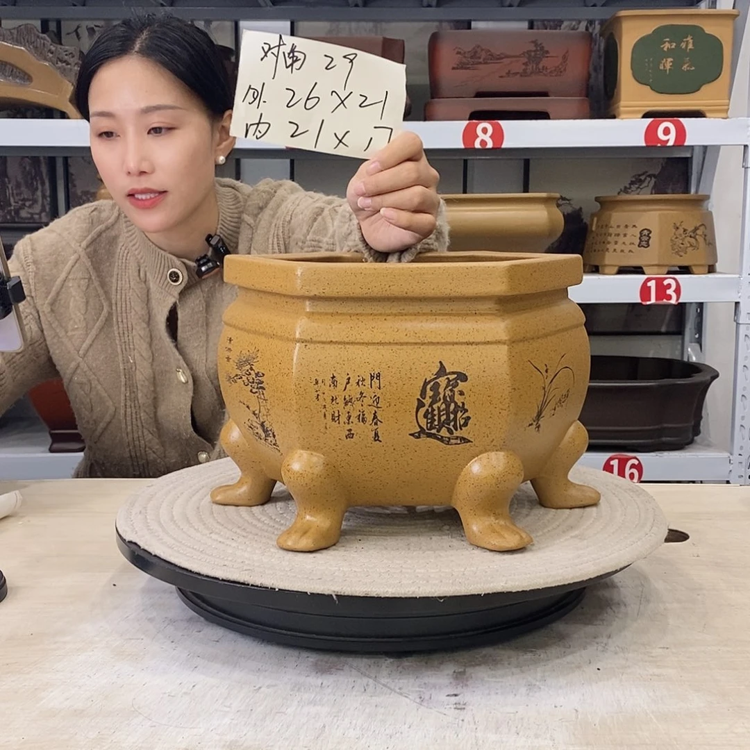花盆紫砂紫砂花盆