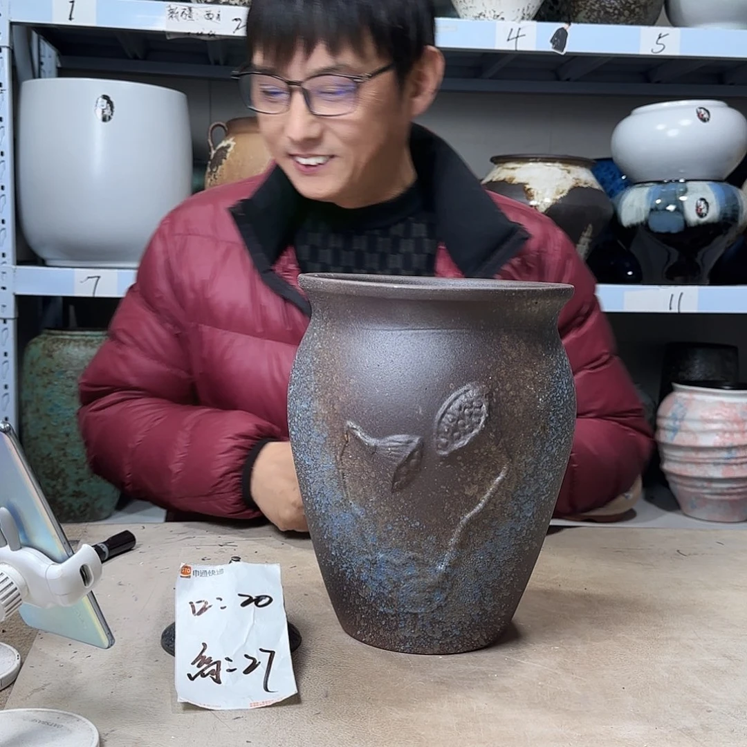 紫砂花盆尺寸20@27