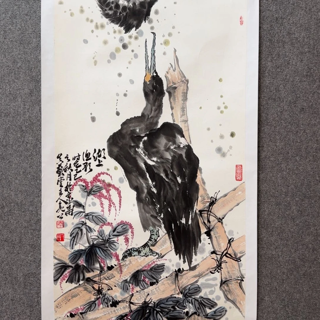 国画亮公老师手绘作品