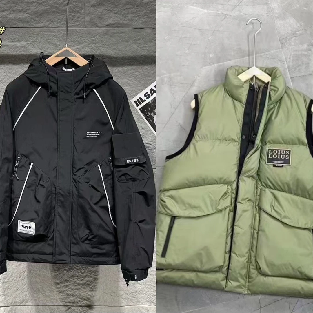 （高货春季外套孤品）多款2025春装加厚带帽翻领多功能保暖男女外套