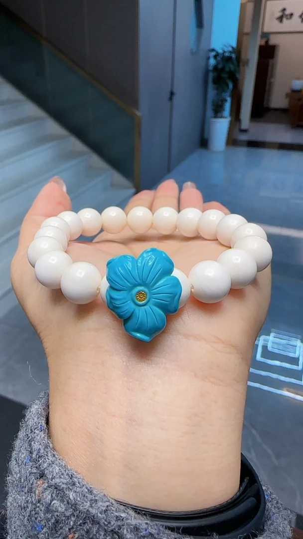 902（娇丰珠宝）原创天然猛犸时尚简约DIY多宝手串