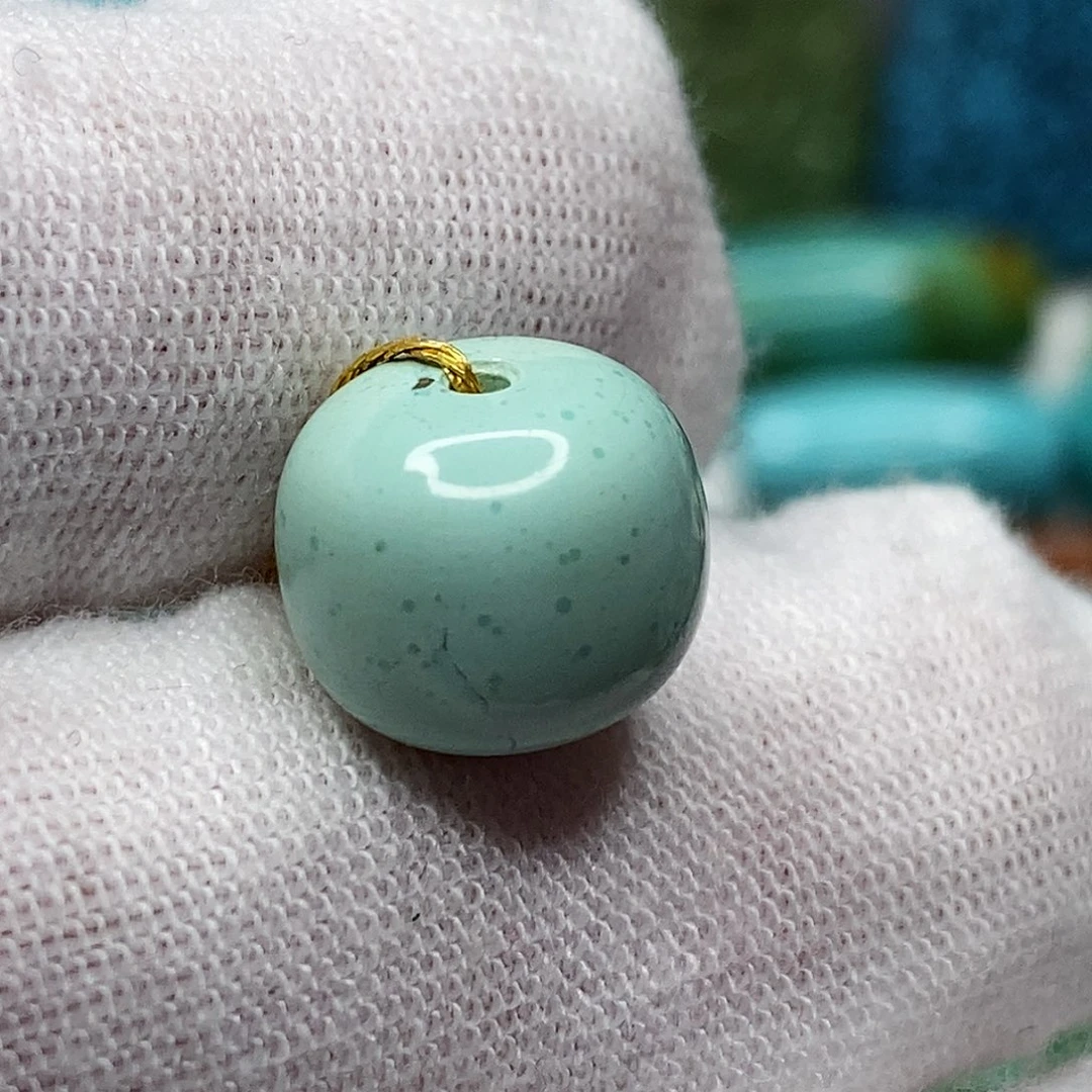 绿松石未镶嵌天然原矿 带武汉地大证书