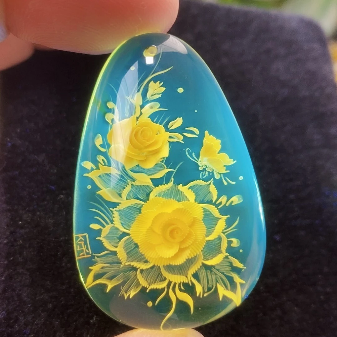 【闪购商品】未镶嵌吊坠(不含链)金珀