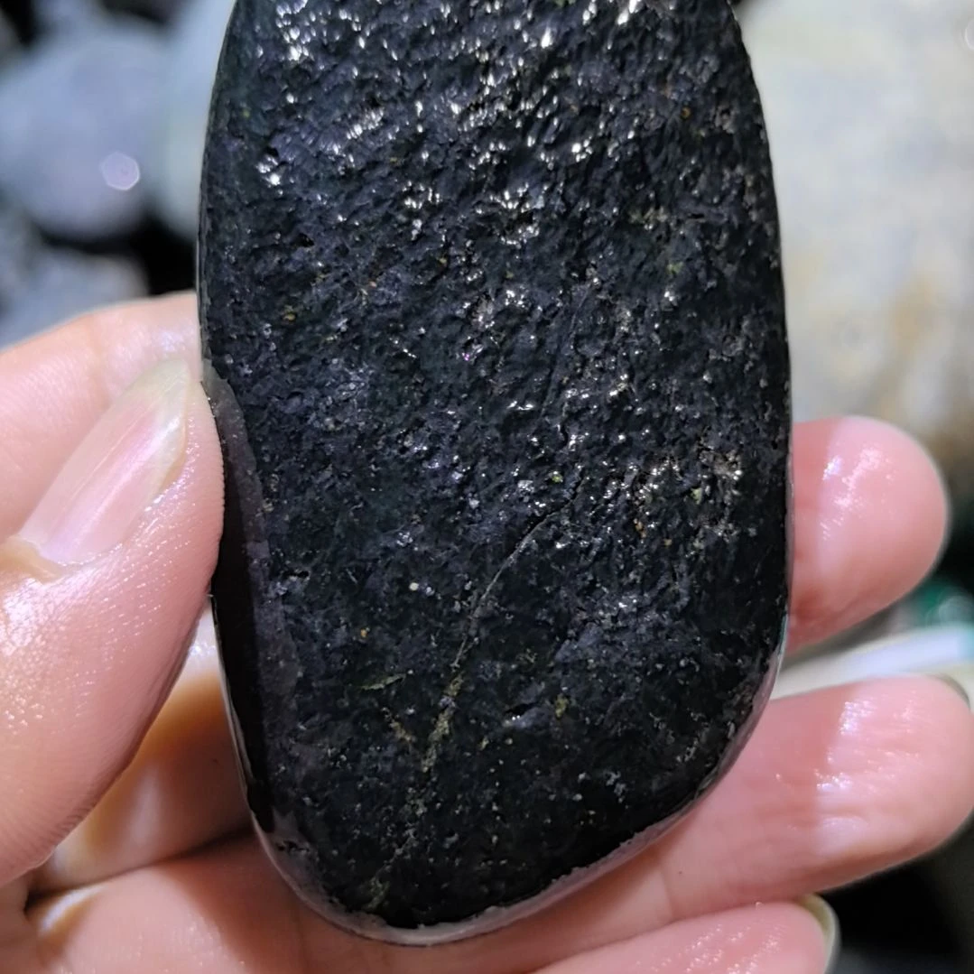 咖***啡木藏玉药王石原石一个