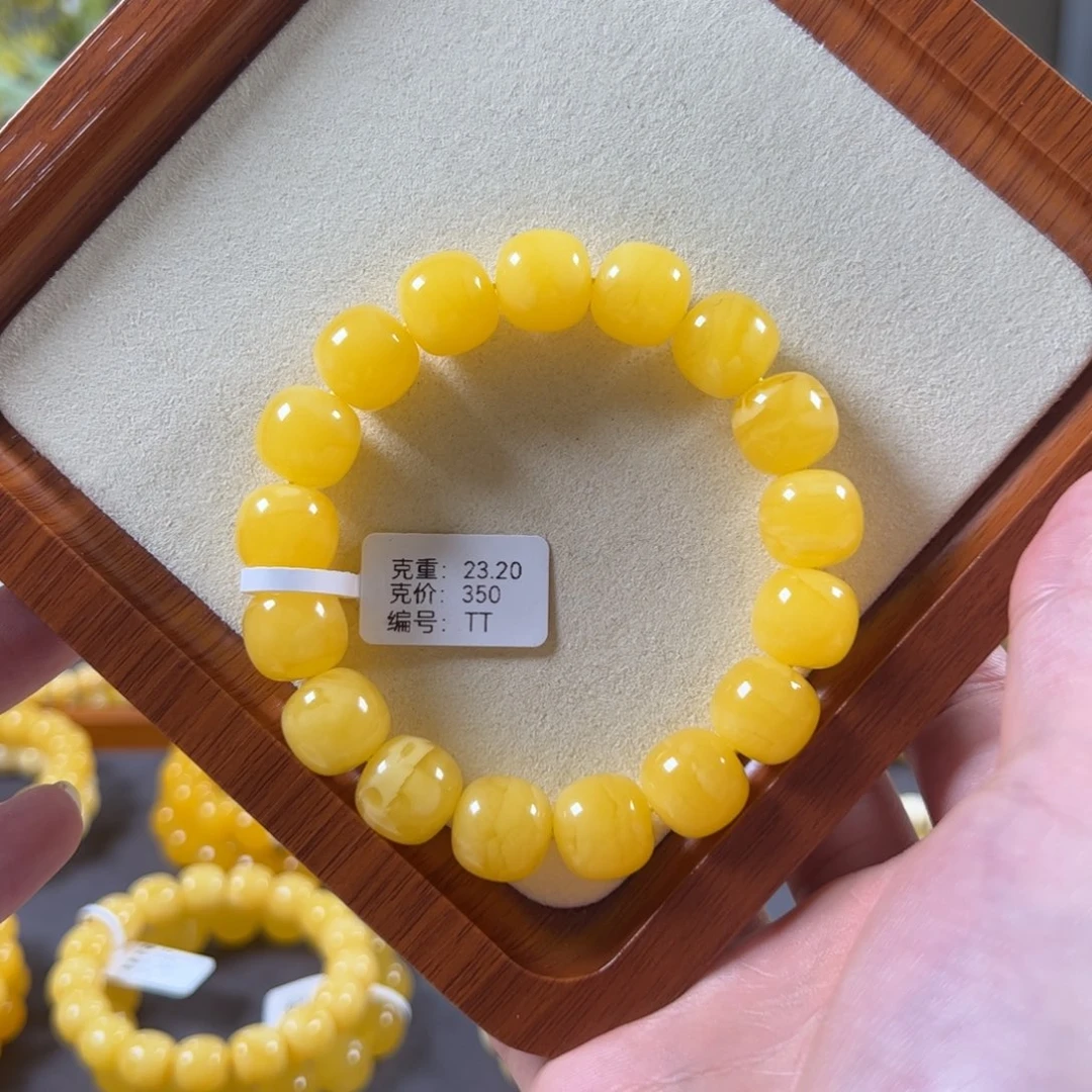 裸石蜜蜡未镶嵌13mm焦皮鸡油黄满蜜满蜡老型tt