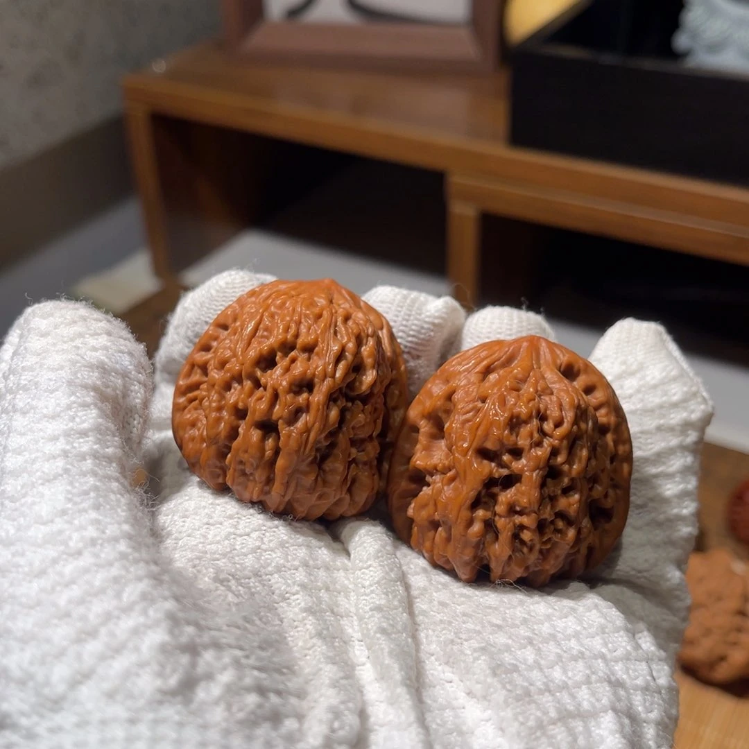 文玩核桃把件0**338 凹底，高差一个，全品，不退换