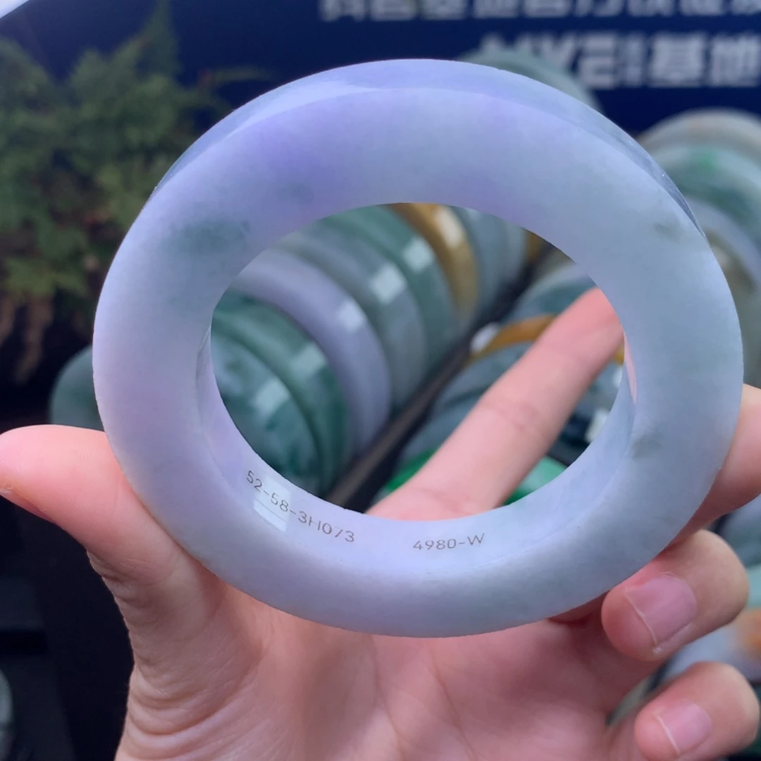 定制翡翠未镶嵌手镯定制不退不换