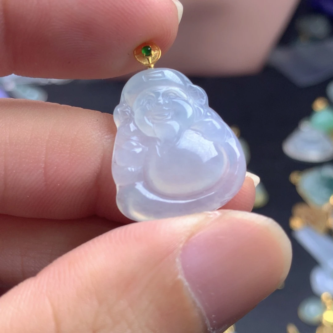 【闪购商品】颈饰18K金镶嵌翡翠翡翠