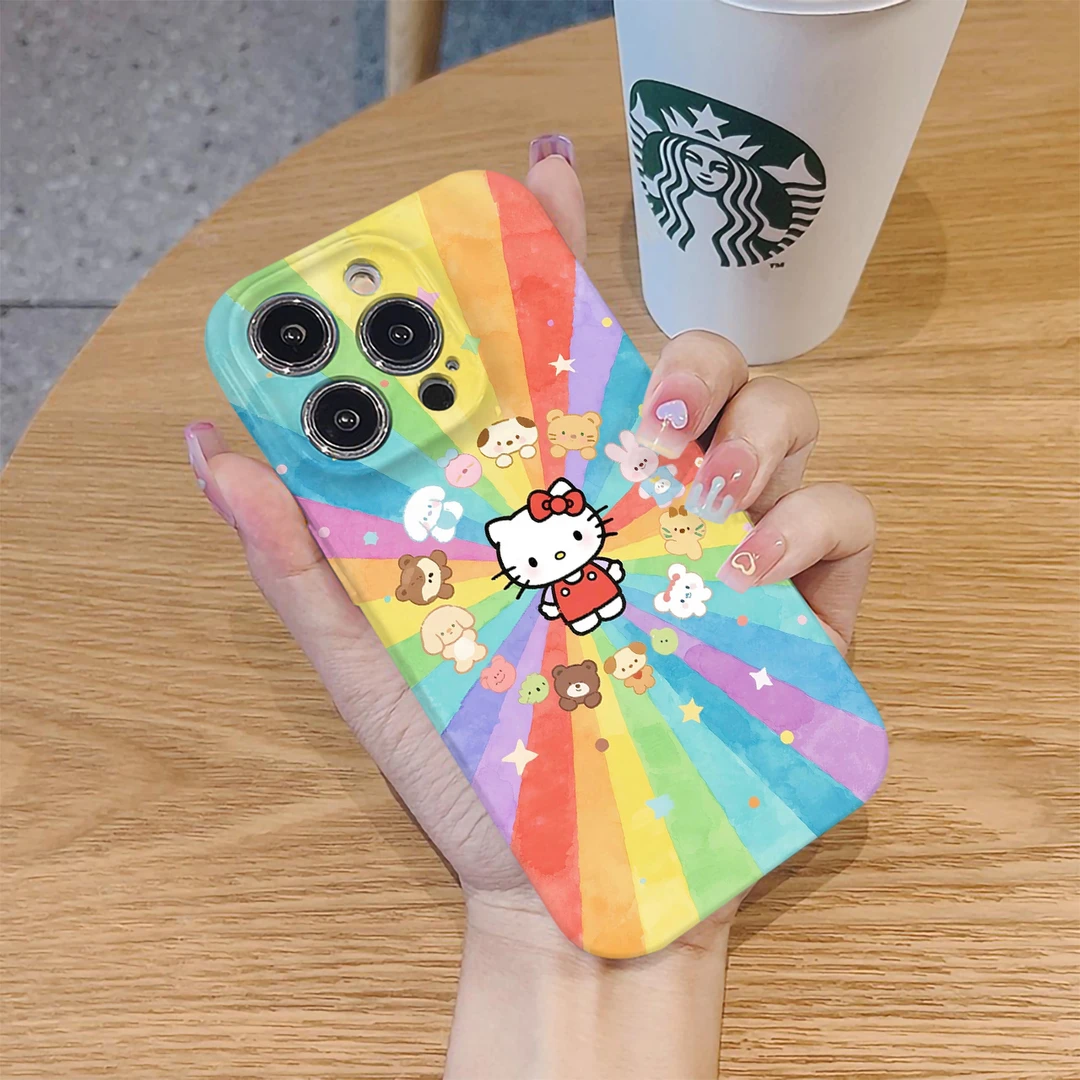 七彩能量KT适用苹果16promax华为小米vivo oppo荣耀手机壳