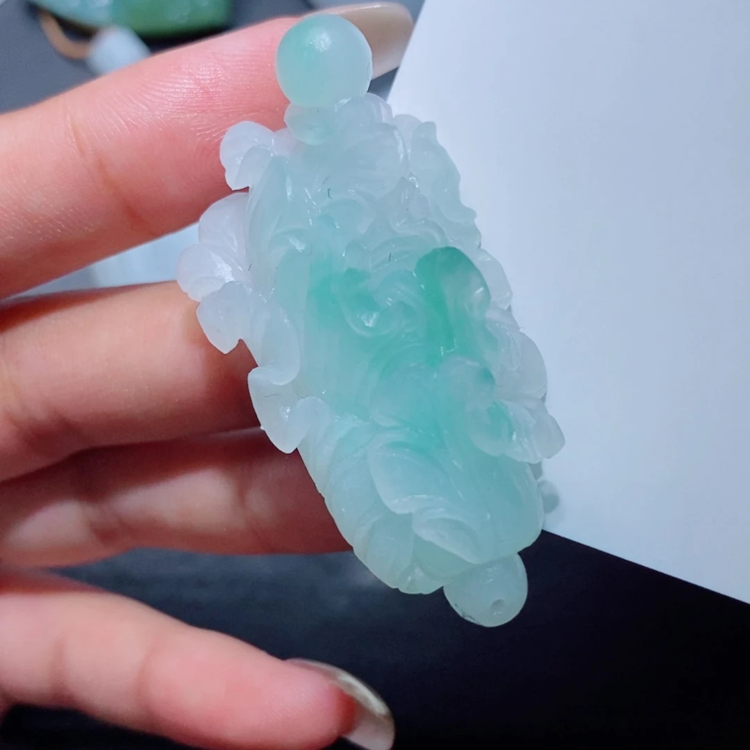 定制翡翠未镶嵌翡翠定制吊坠